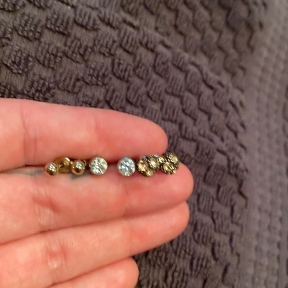 Three Pairs of Studs